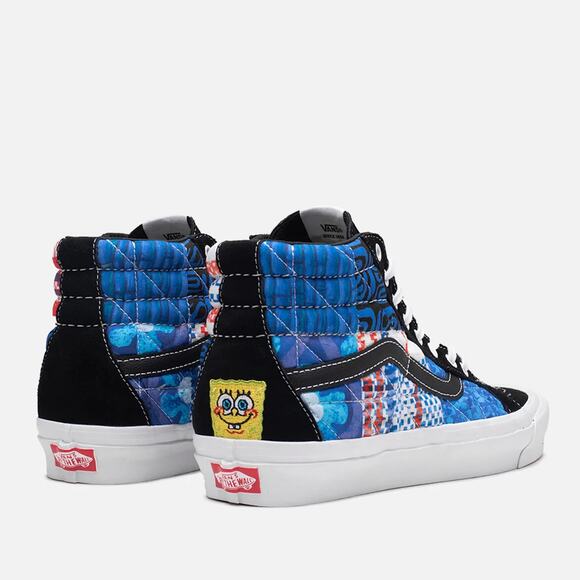 VANS Sk8-Hi 38 DX Pw (SpongeBob) Sandy Liang Patchwork Shoes Size 7.5 Men\'s NEW!